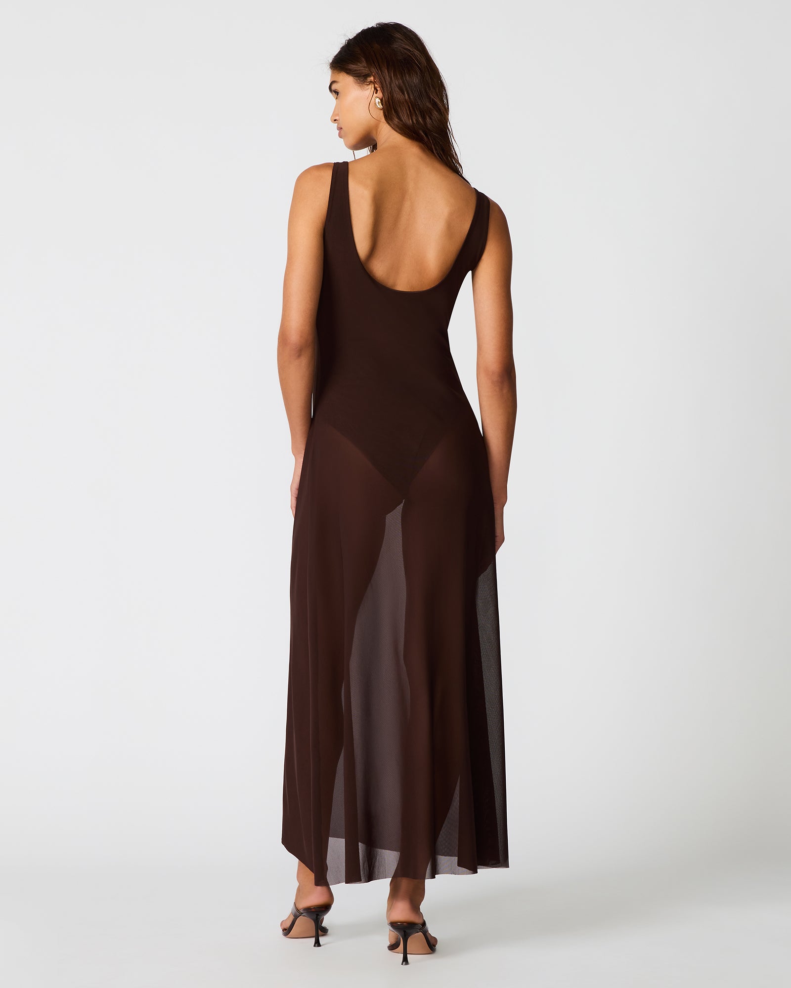 SHARLENE DRESS BROWN - Clothing - Steve Madden Canada - view 5
