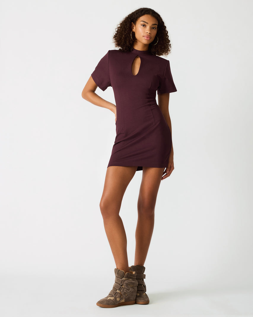 KARLINA DRESS BROWN - Clothing - Steve Madden Canada