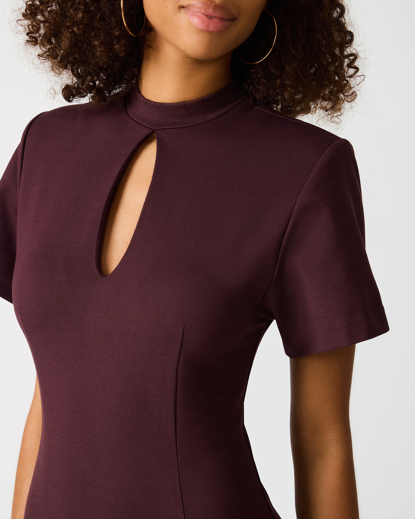 KARLINA DRESS BROWN - Clothing - Steve Madden Canada - view 2