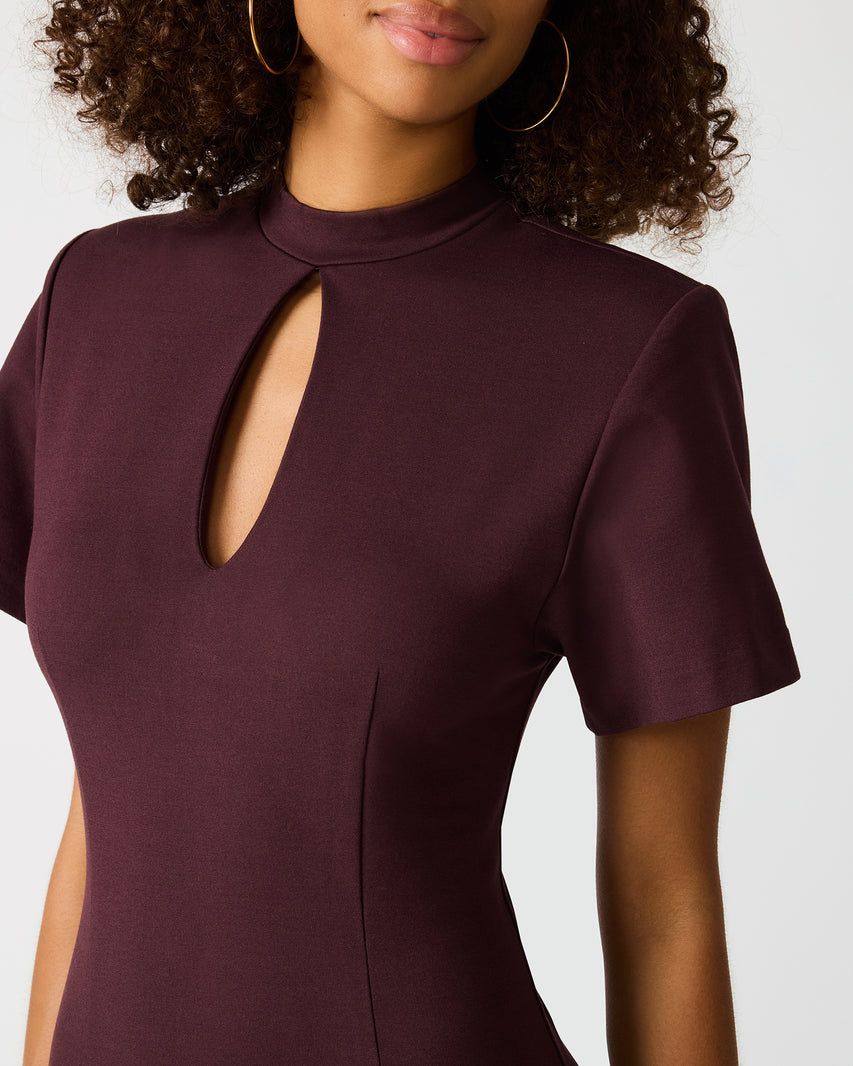 KARLINA DRESS BROWN - Clothing - Steve Madden Canada - view 2