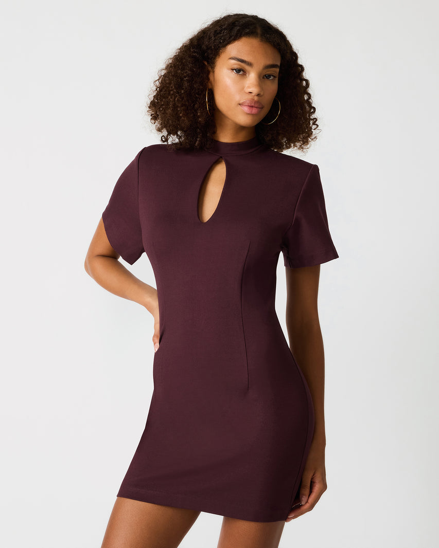 KARLINA DRESS BROWN - Clothing - Steve Madden Canada - view 4