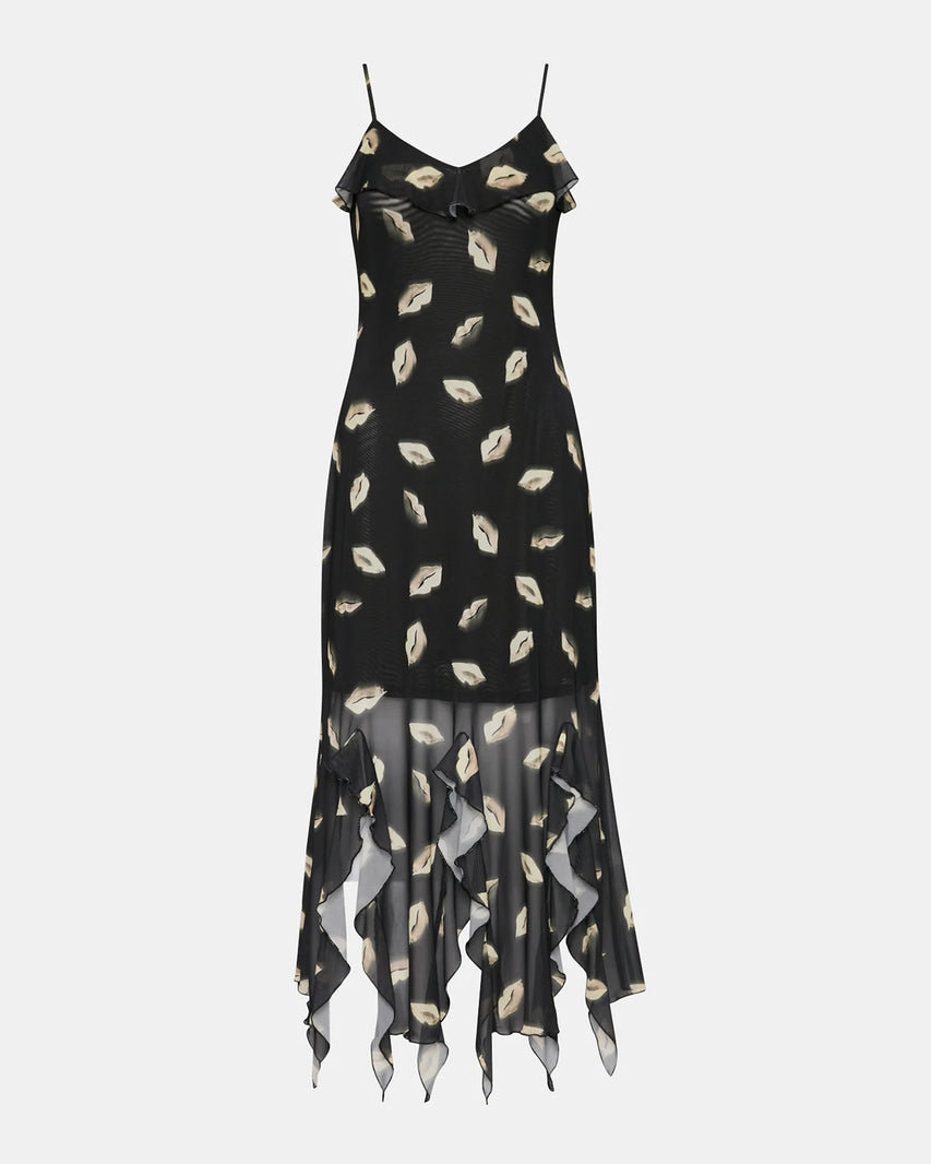 MARIANE DRESS BLACK MULTI - Clothing - Steve Madden Canada - view 7