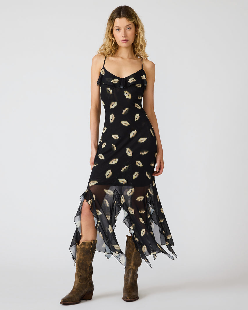 MARIANE DRESS BLACK MULTI - Clothing - Steve Madden Canada