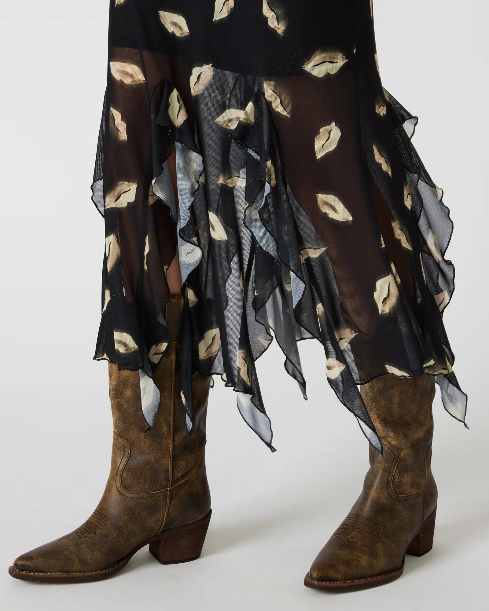 MARIANE DRESS BLACK MULTI - Clothing - Steve Madden Canada - view 5