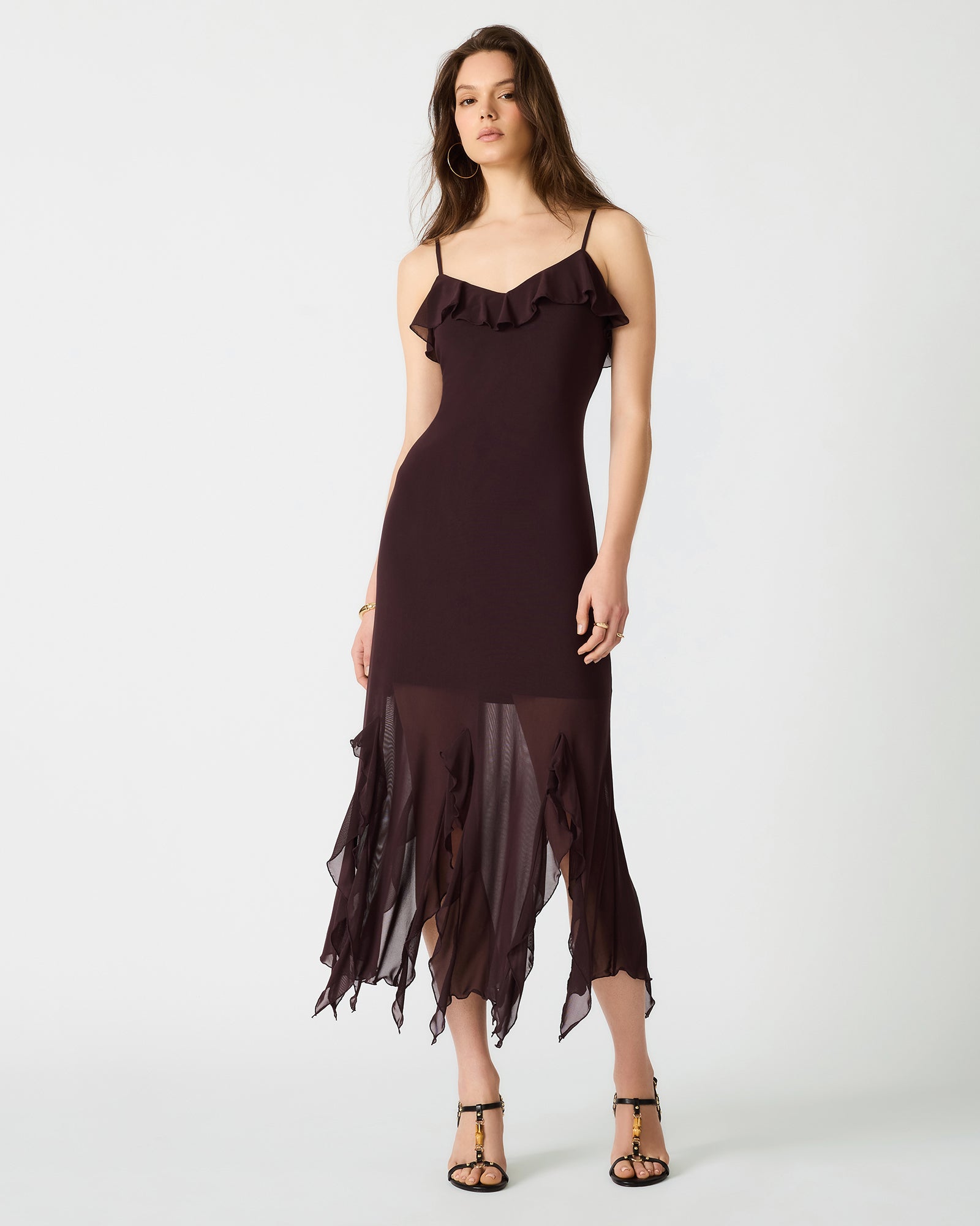 MARIANE DRESS BROWN - Clothing - Steve Madden Canada