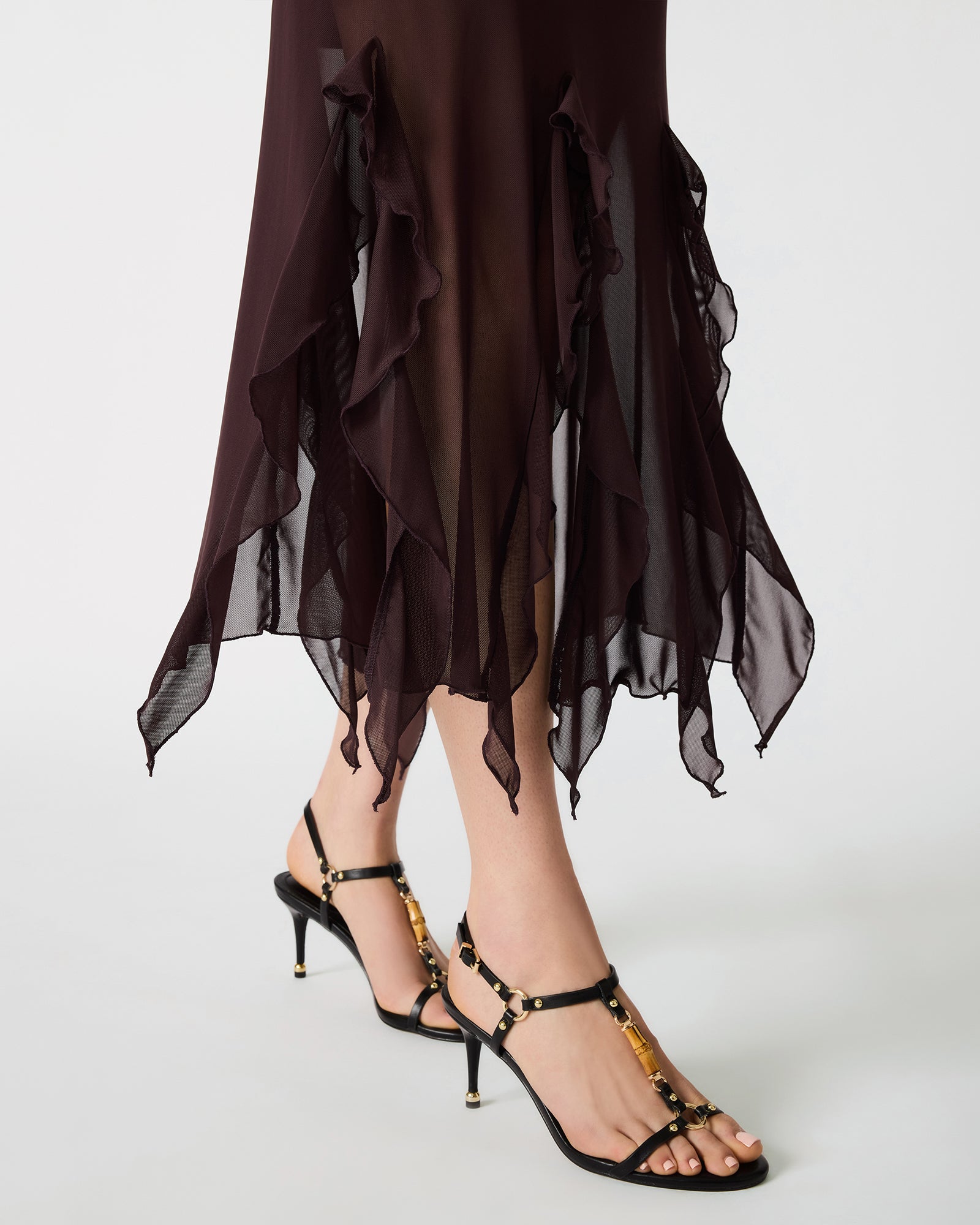 MARIANE DRESS BROWN - Clothing - Steve Madden Canada - view 3