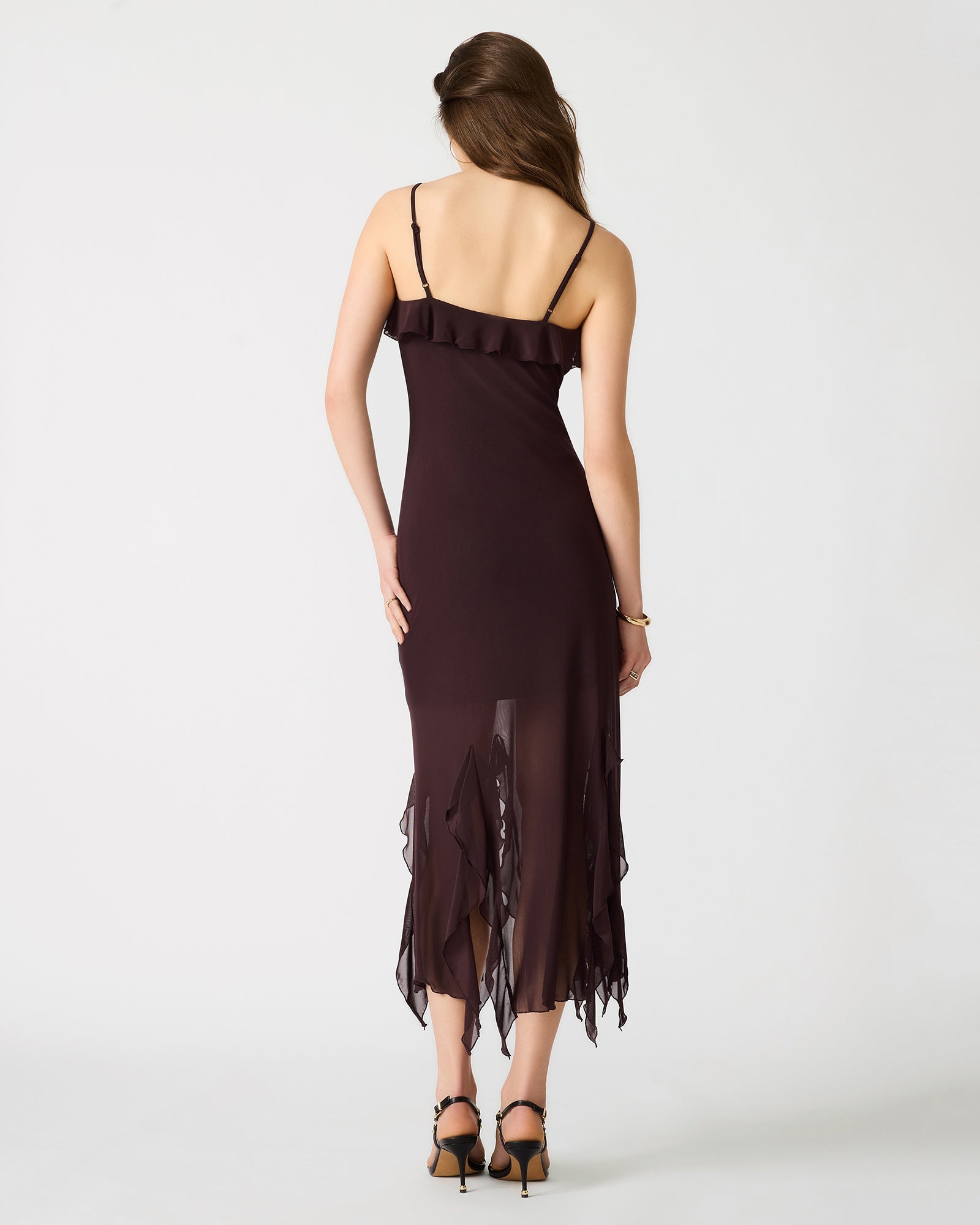 MARIANE DRESS BROWN - Clothing - Steve Madden Canada - view 5
