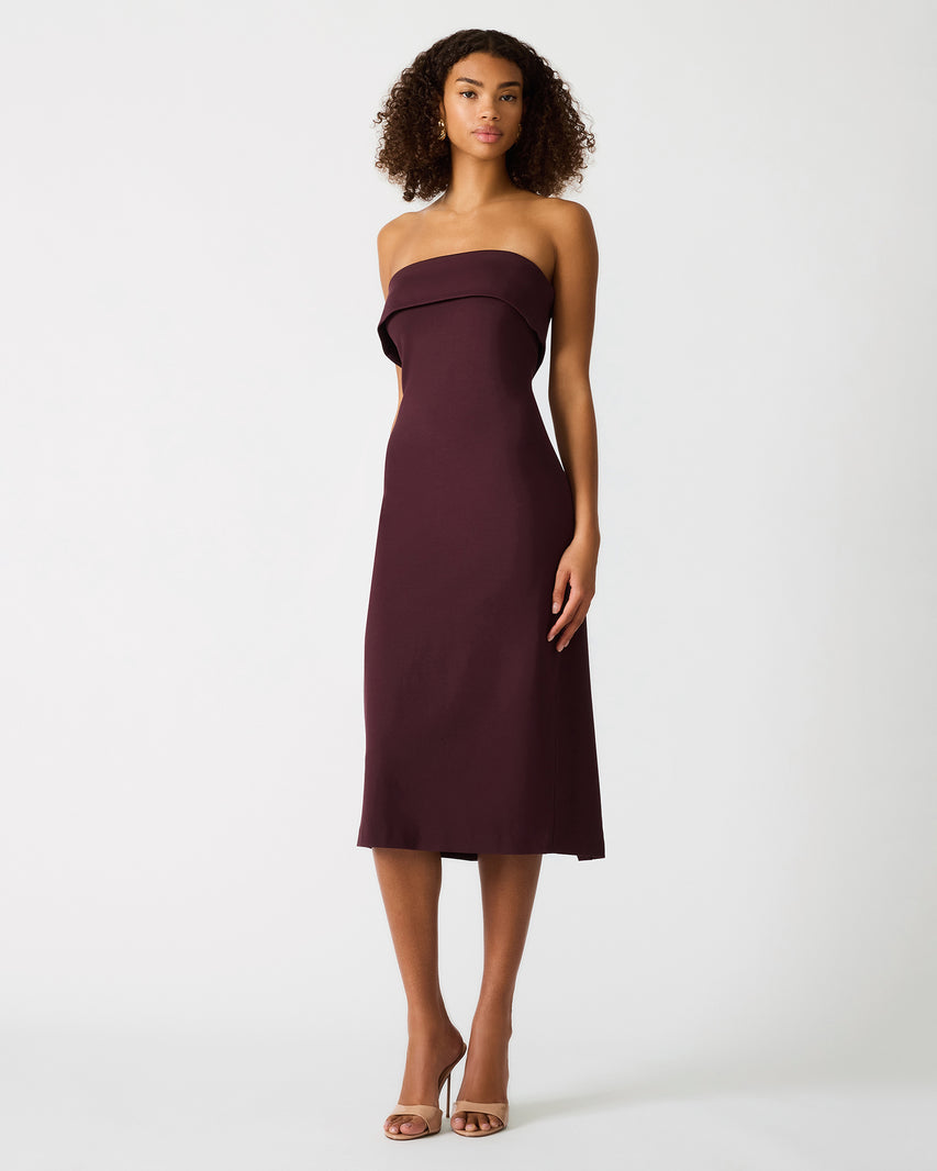 ROSLYNN DRESS BROWN - Clothing - Steve Madden Canada