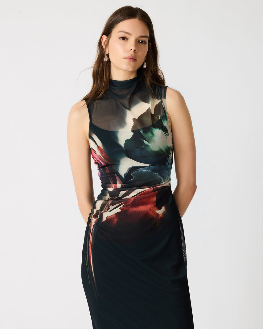 MO DRESS BLACK MULTI - Clothing - Steve Madden Canada - view 2