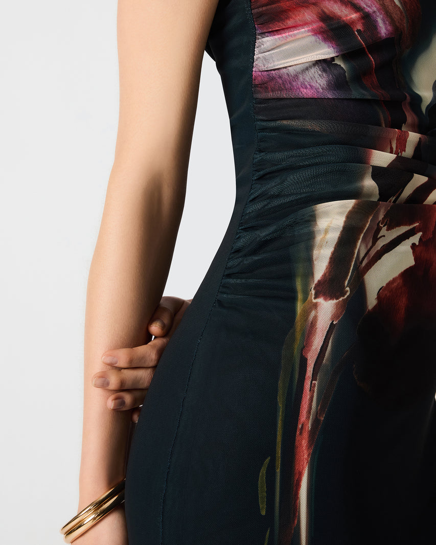 MO DRESS BLACK MULTI - Clothing - Steve Madden Canada - view 4