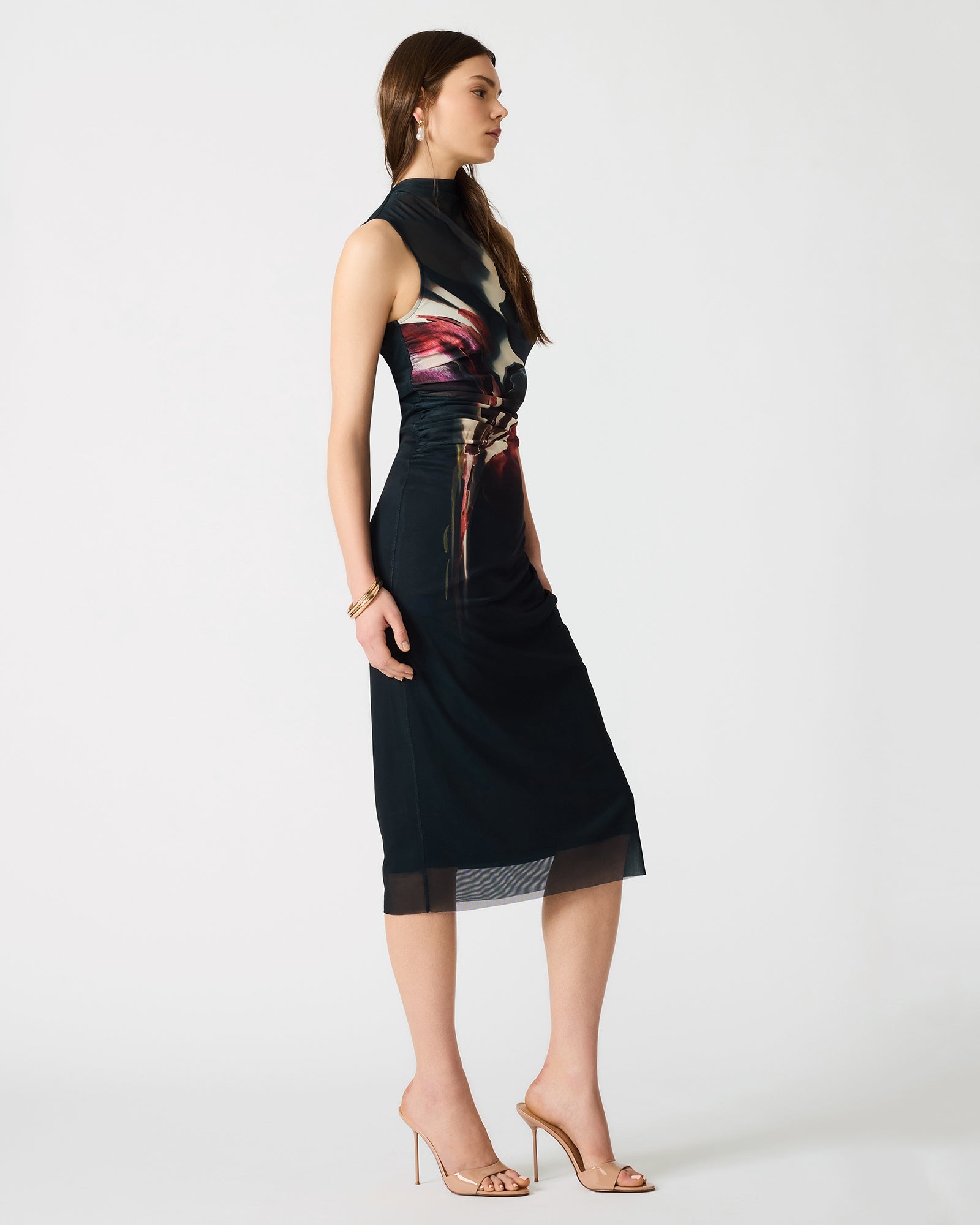MO DRESS BLACK MULTI - Clothing - Steve Madden Canada - view 3