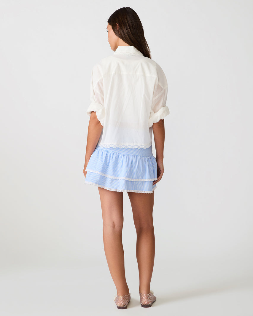 DARIENNE SKIRT BLUE MULTI - Clothing - Steve Madden Canada - view 5