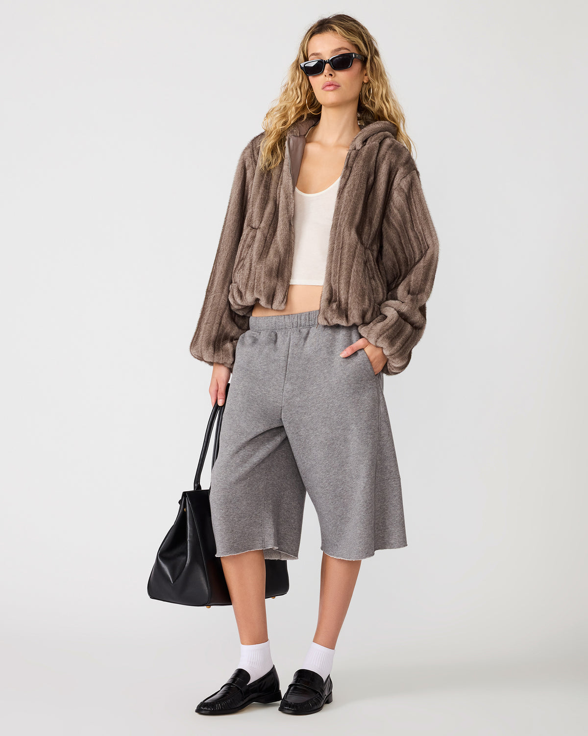 MAVIS J JACKET GREY MULTI - Clothing - Steve Madden Canada - view 4