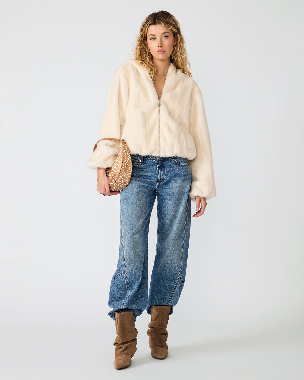 MAVIS J JACKET WHITE - Clothing - Steve Madden Canada