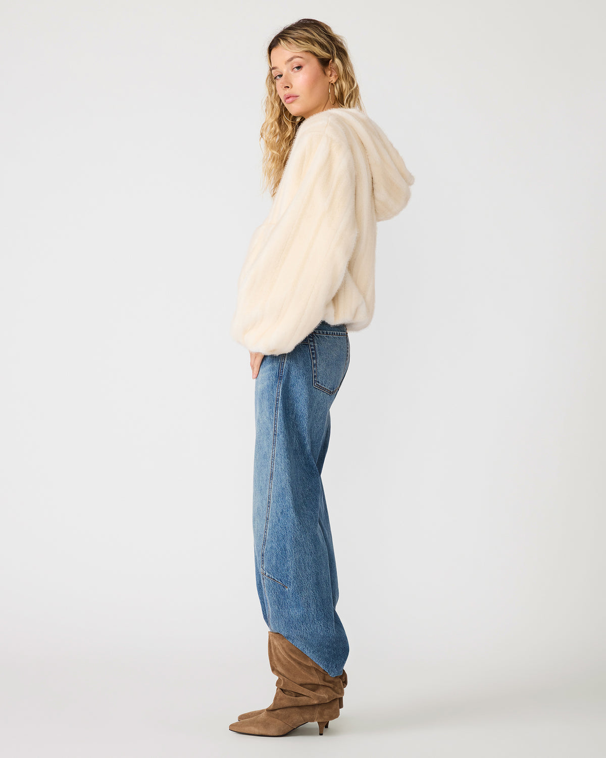 MAVIS J JACKET WHITE - Clothing - Steve Madden Canada - view 3