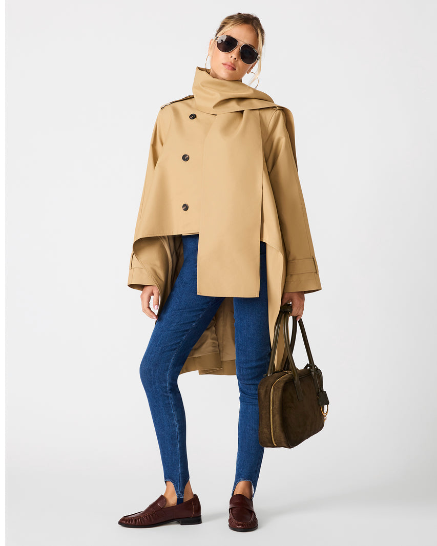 CASPIAN JACKET KHAKI - Clothing - Steve Madden Canada