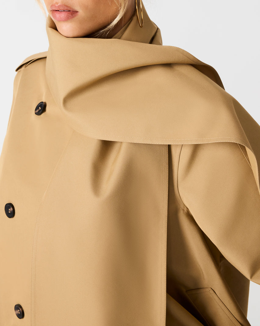 CASPIAN JACKET KHAKI - Clothing - Steve Madden Canada - view 2