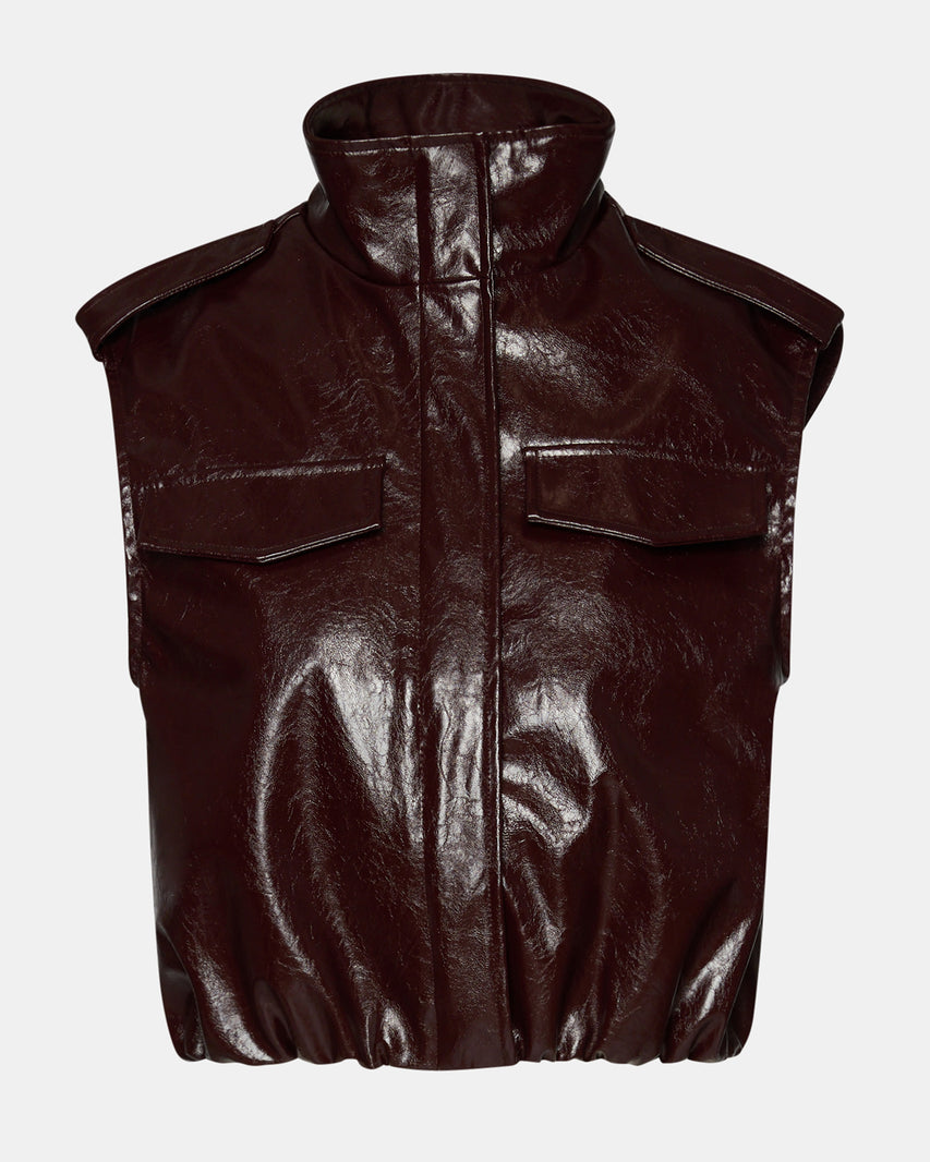 LUXIE VEST PURPLE - Clothing - Steve Madden Canada - view 6