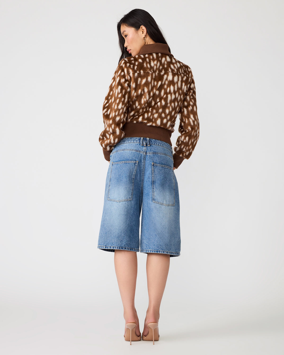 HUNTON JACKET BROWN MULTI - Clothing - Steve Madden Canada - view 5