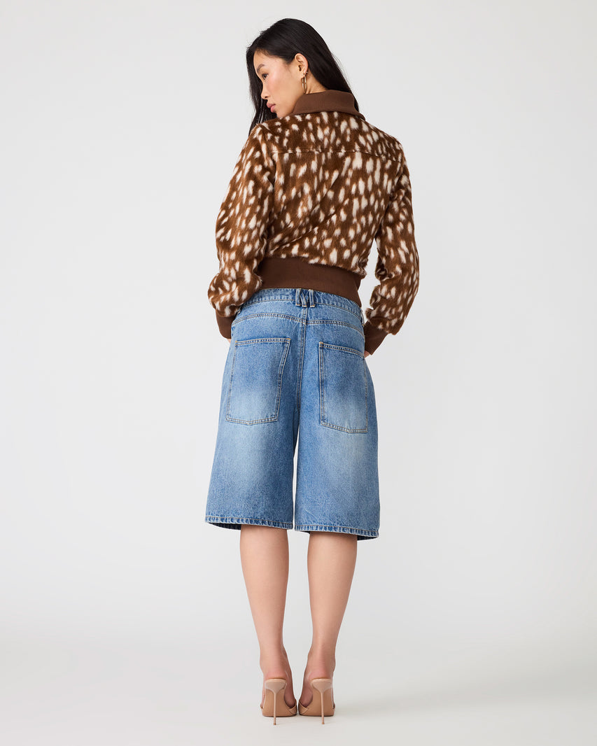 HUNTON JACKET BROWN MULTI - Clothing - Steve Madden Canada - view 5