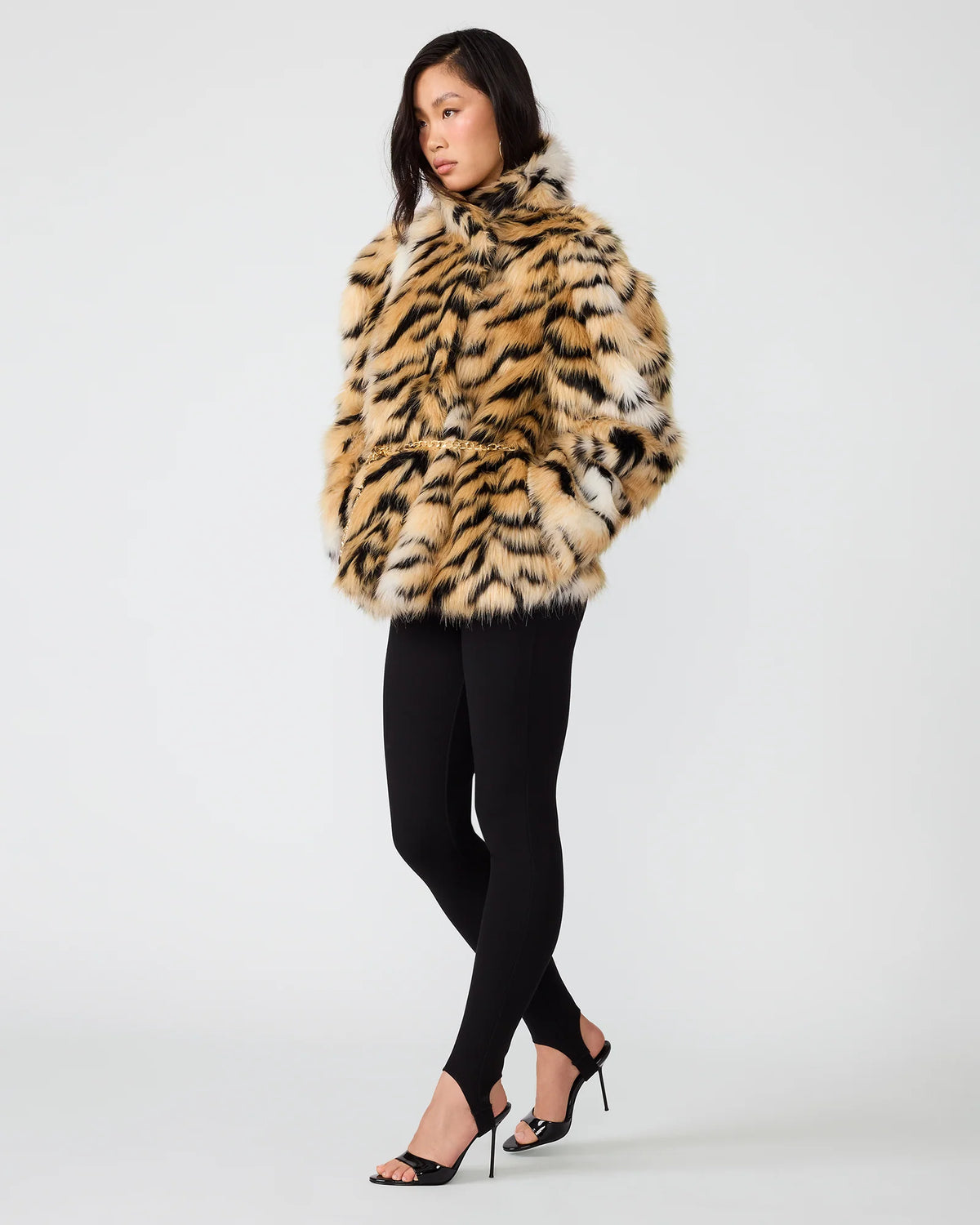ALEXX COAT BLACK MULTI - view 3