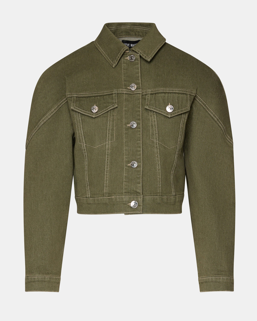 COVEY JACKET GREEN - Clothing - Steve Madden Canada - view 6