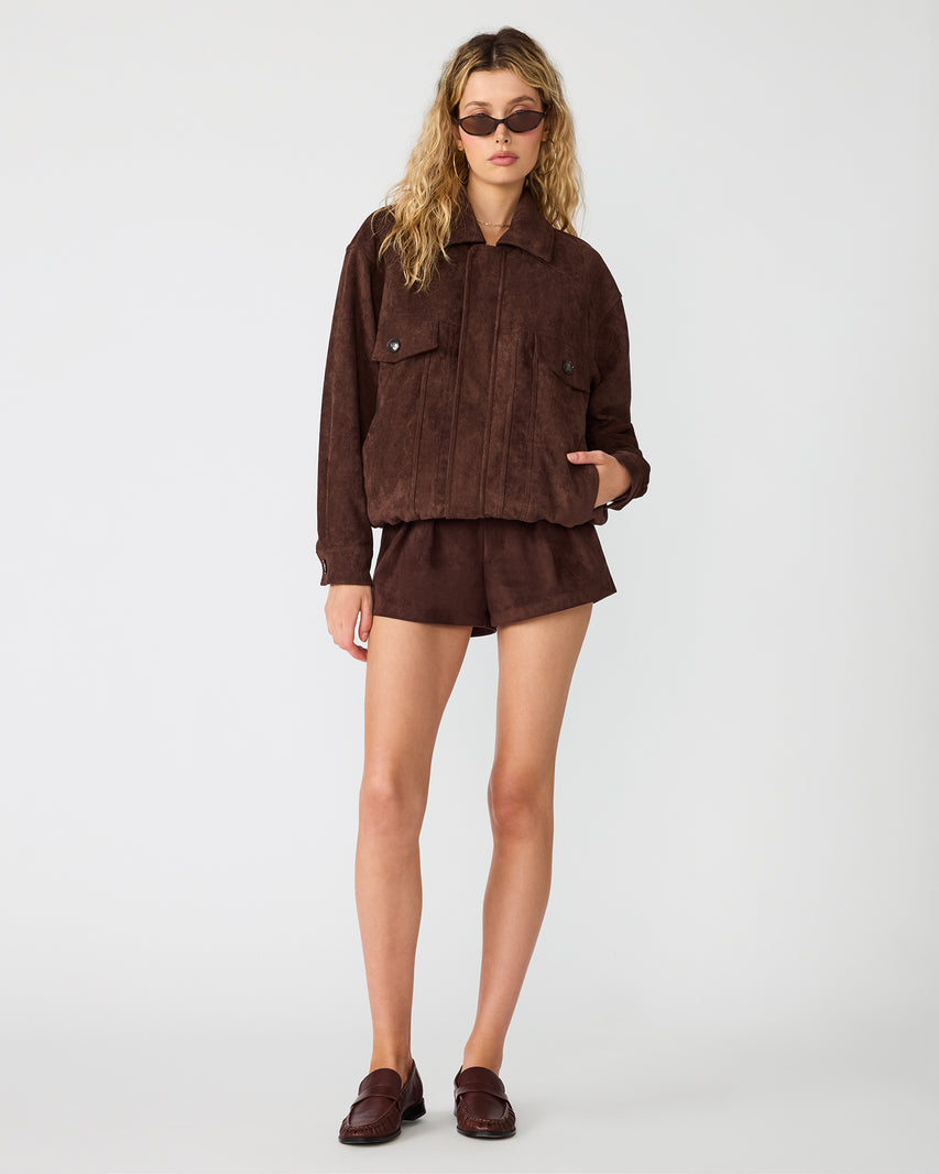 HENSON JACKET CHOCOLATE - Clothing - Steve Madden Canada - view 4