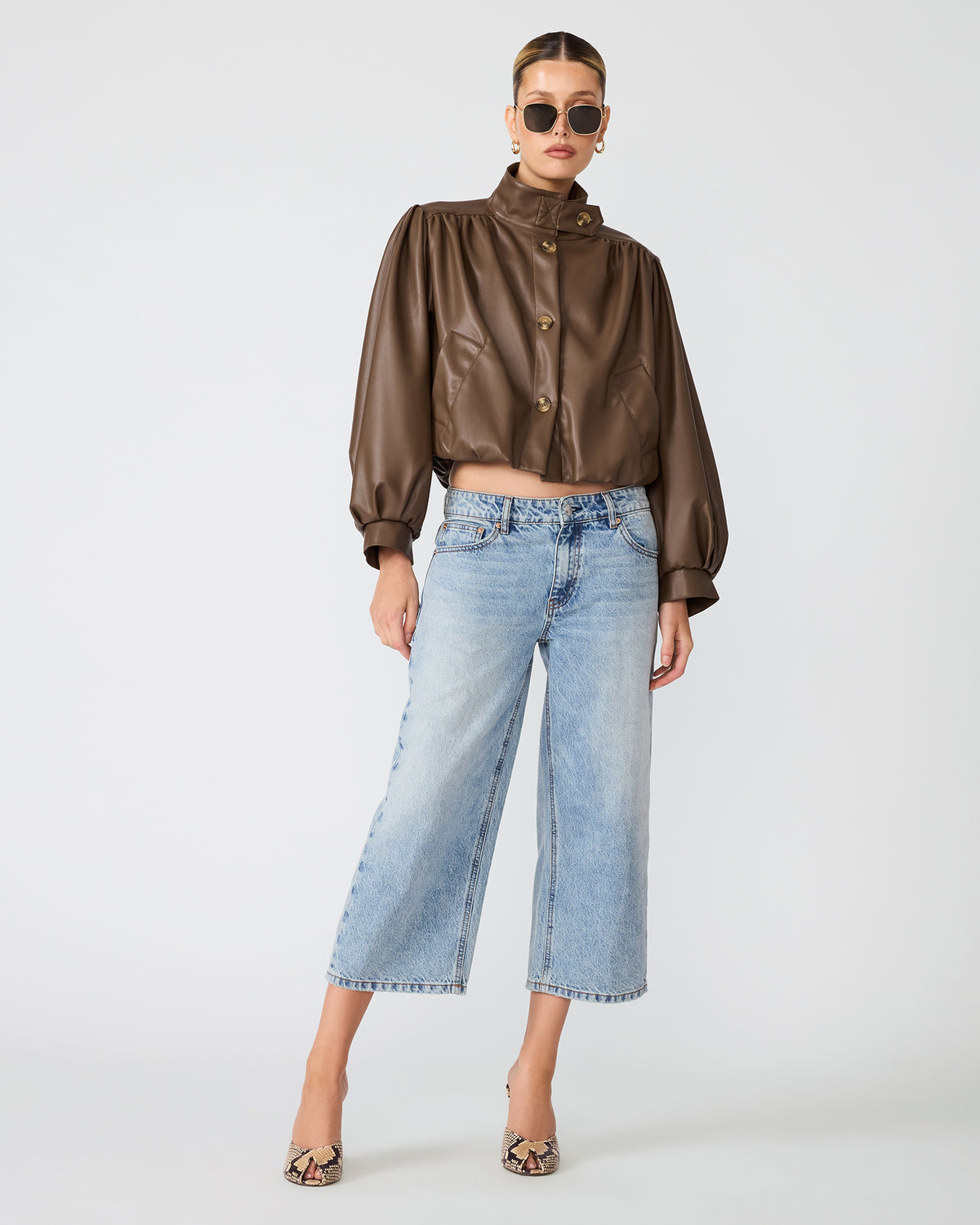 DEEDEE JACKET COCOA - Clothing - Steve Madden Canada - view 4