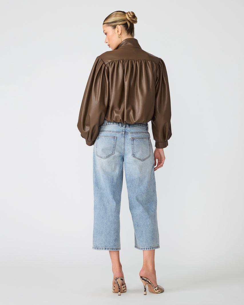 DEEDEE JACKET COCOA - Clothing - Steve Madden Canada - view 5