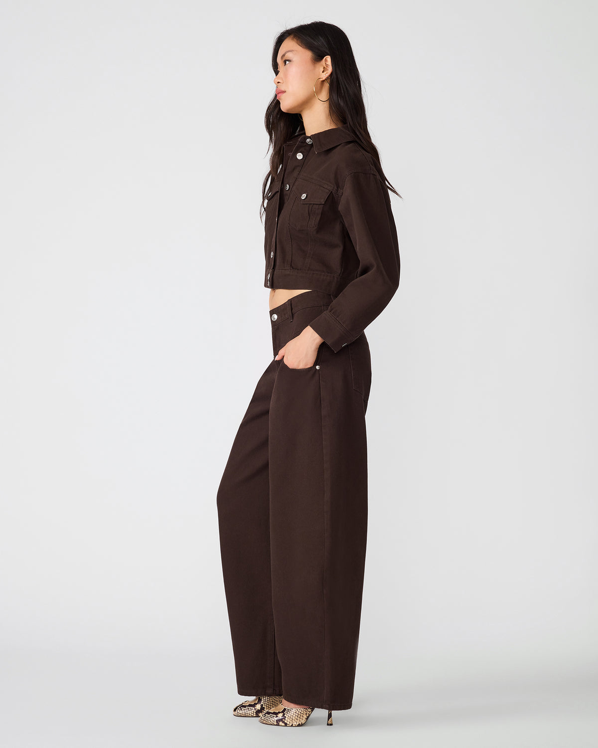 DOVE JACKET ESPRESSO - Clothing - Steve Madden Canada - view 2