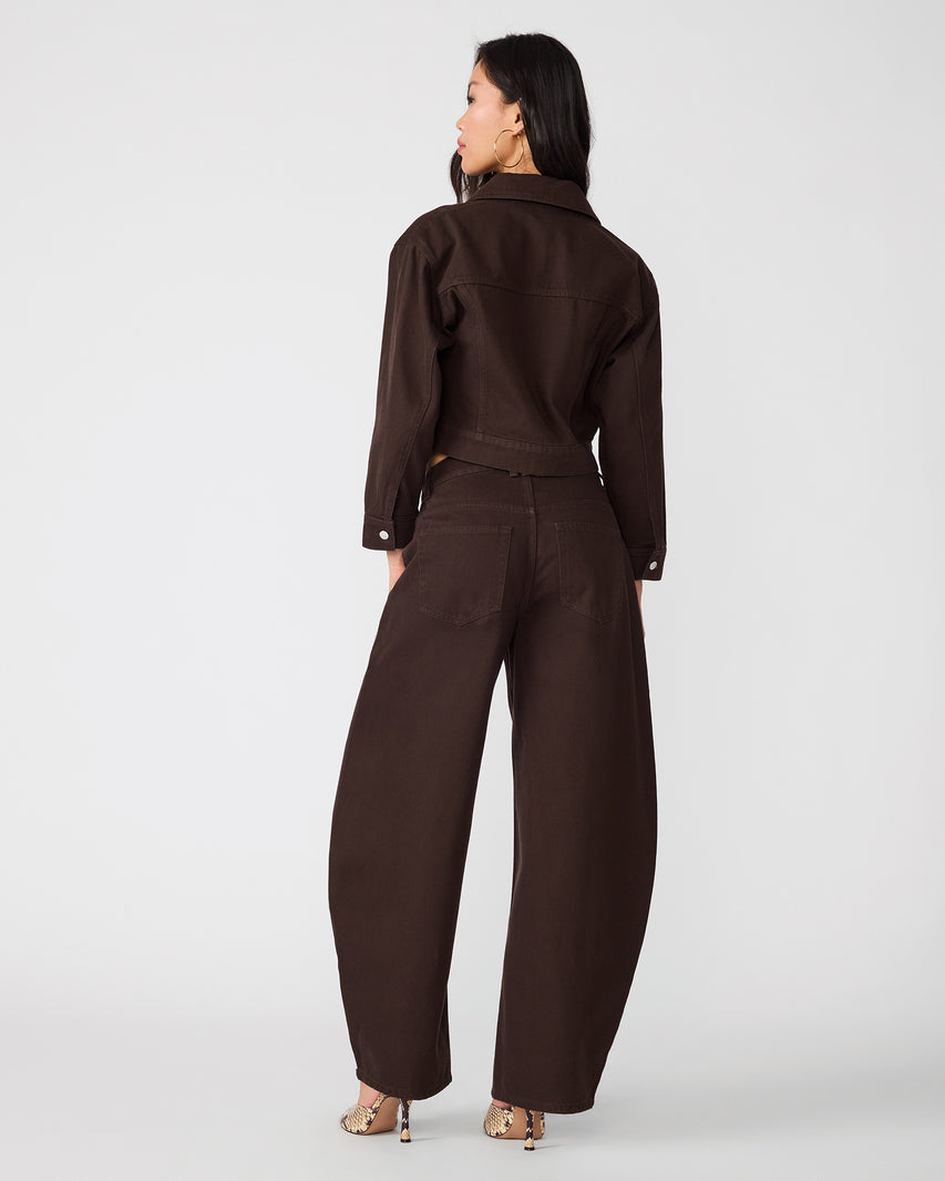 DOVE JACKET ESPRESSO - Clothing - Steve Madden Canada - view 5