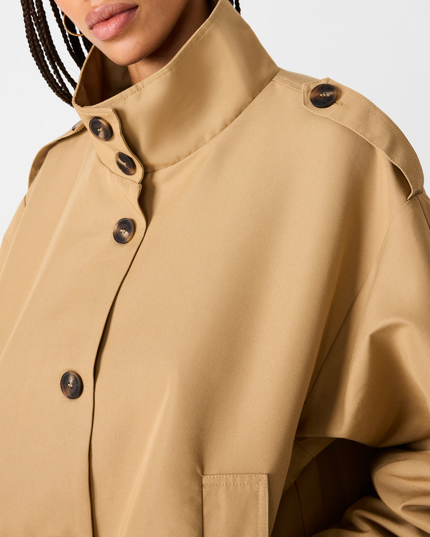 FAYDEN JACKET KHAKI - Clothing - Steve Madden Canada - view 3