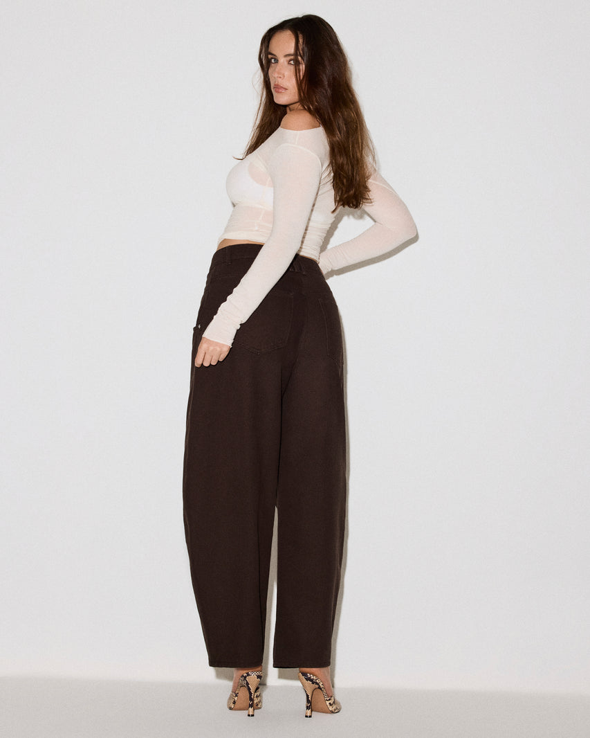 THE TRIBECA JEAN ESPRESSO - Clothing - Steve Madden Canada - view 9