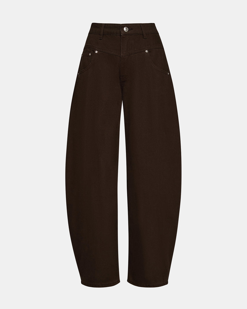 THE TRIBECA JEAN ESPRESSO - Clothing - Steve Madden Canada - view 12