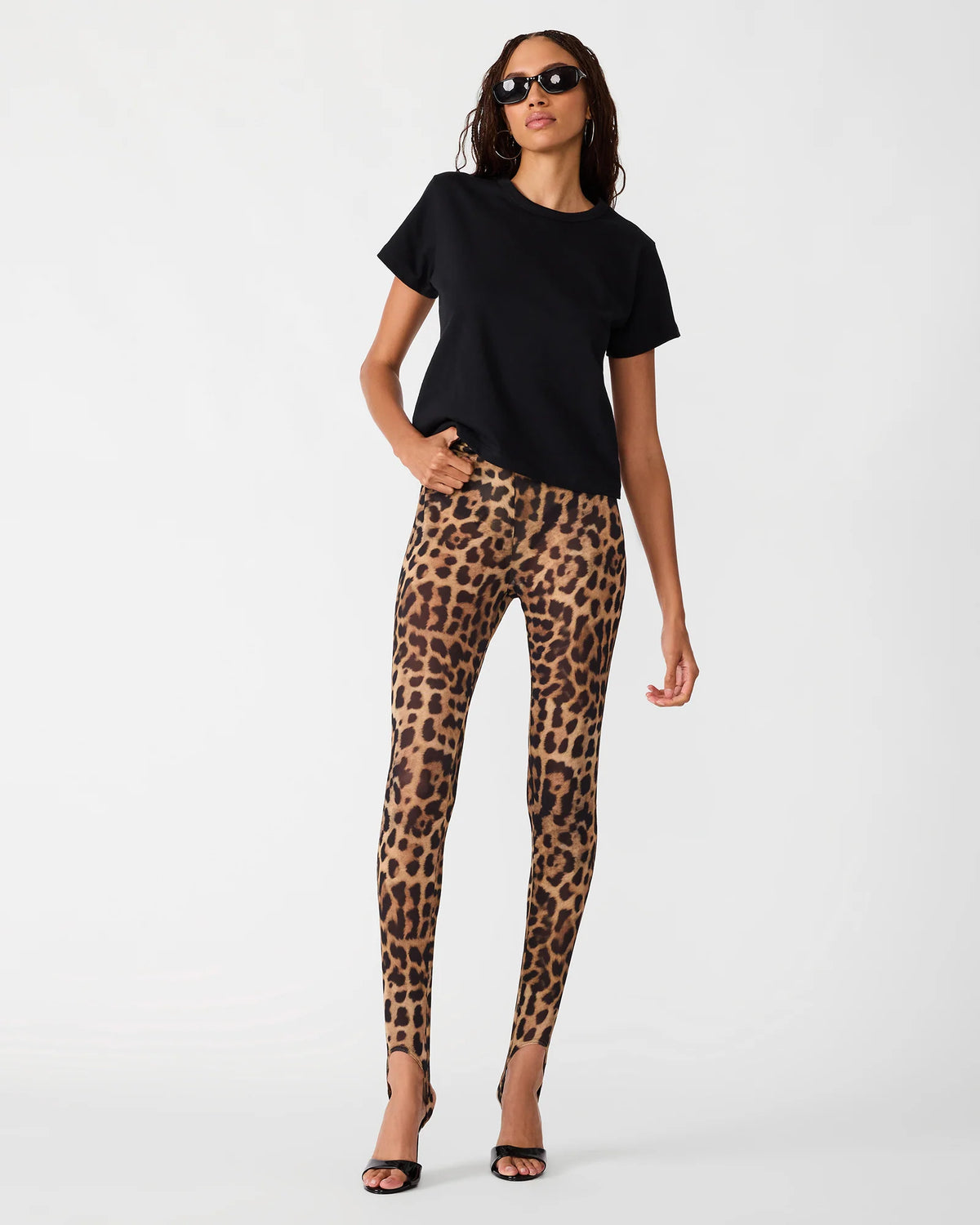 SANDRINE STIRRUP PANT ANIMAL PRINT