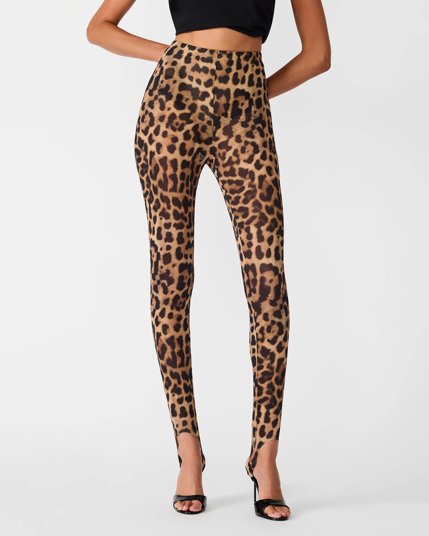 SANDRINE STIRRUP PANT ANIMAL PRINT - view 2