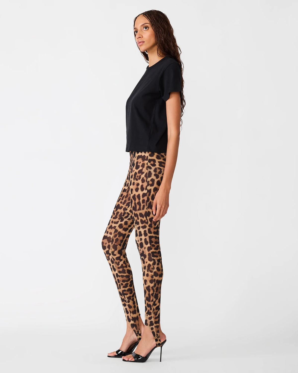 SANDRINE STIRRUP PANT ANIMAL PRINT - view 3