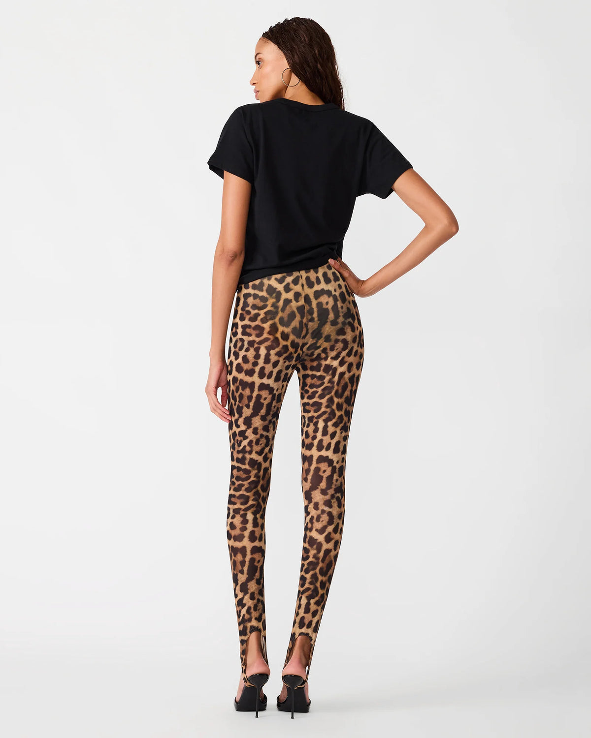 SANDRINE STIRRUP PANT ANIMAL PRINT - view 4