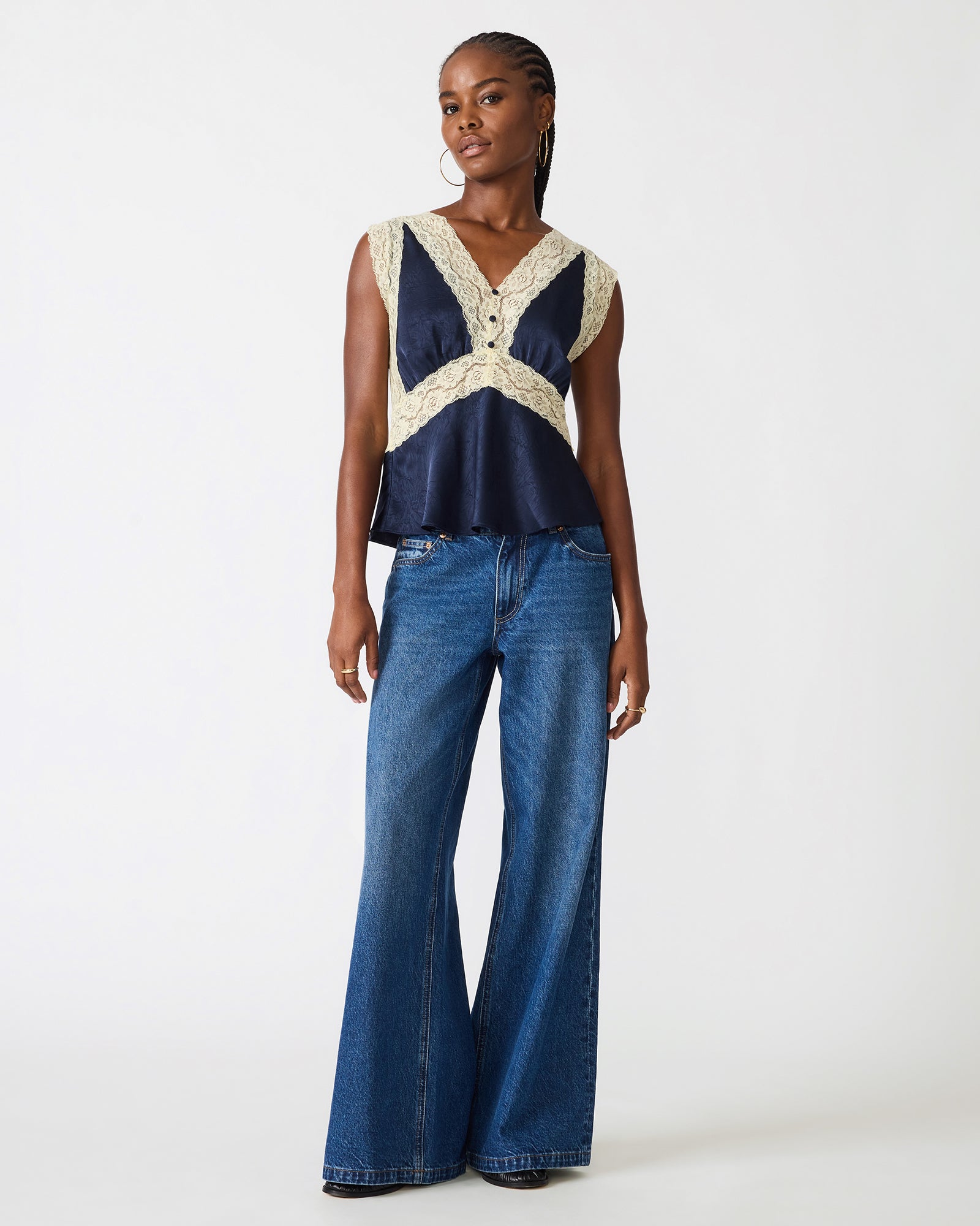 ELINOR TOP MIDNIGHT - Clothing - Steve Madden Canada
