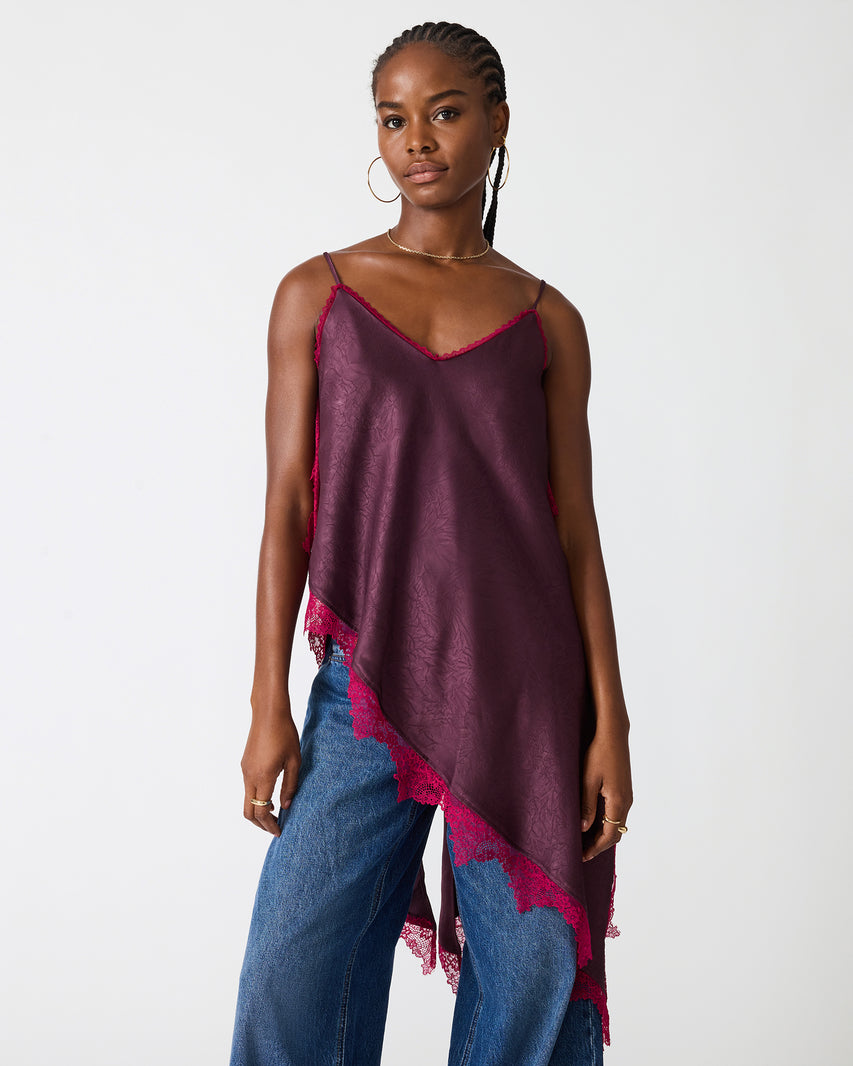 MARGAN TOP PURPLE - Clothing - Steve Madden Canada - view 4