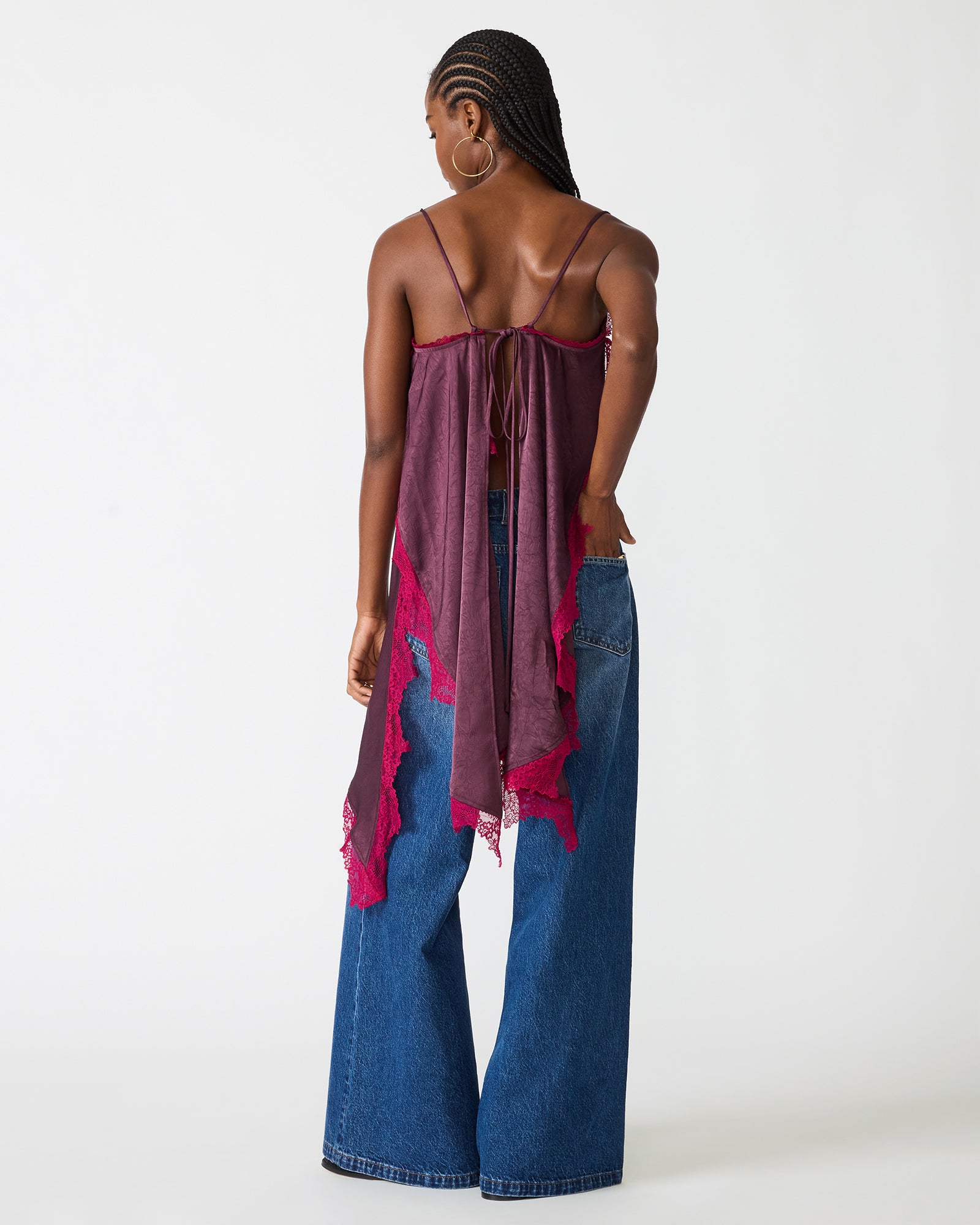 MARGAN TOP PURPLE - Clothing - Steve Madden Canada - view 5