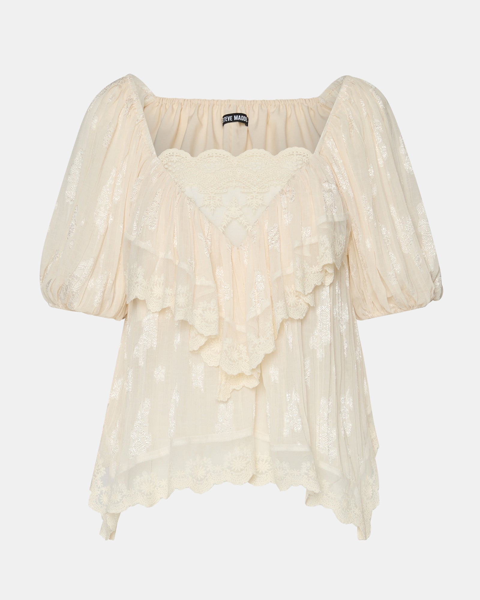 VICKIE TOP WHITE - Clothing - Steve Madden Canada - view 6