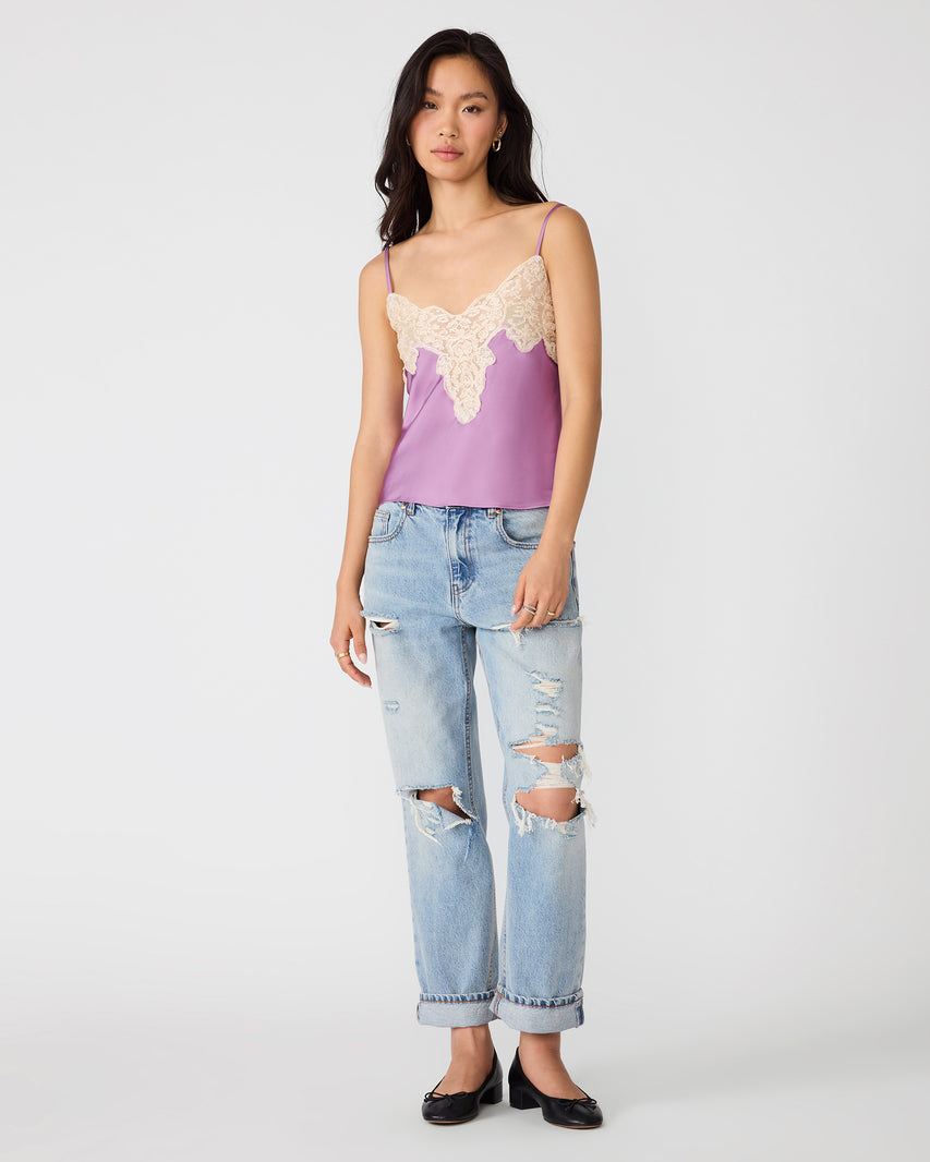 MIRIAH TOP LAVENDER - Clothing - Steve Madden Canada
