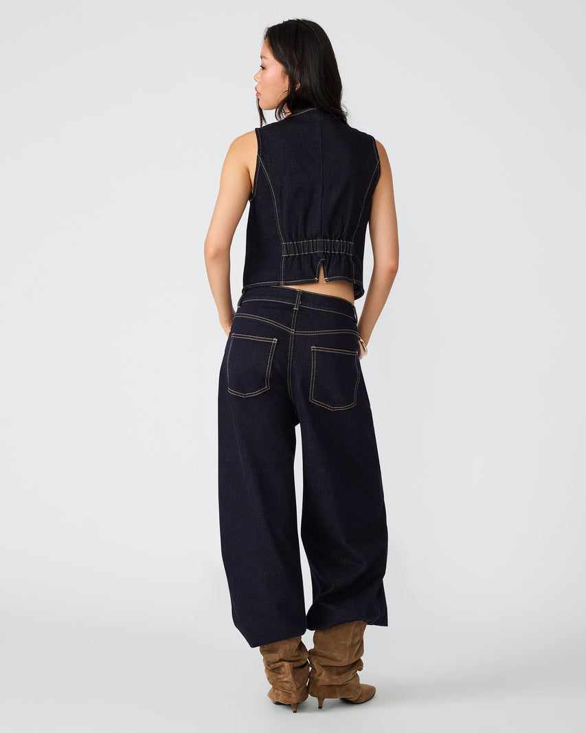 FONTANA TOP INDIGO - Clothing - Steve Madden Canada - view 4