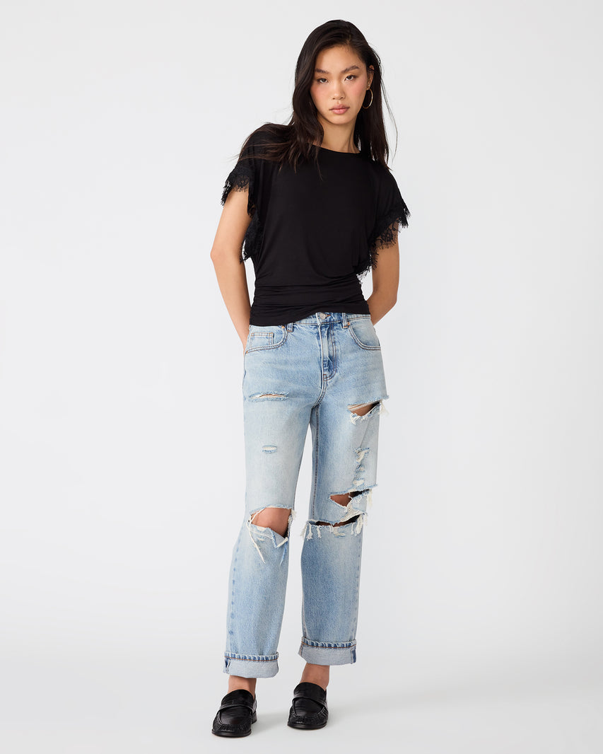 PALOMA KNIT TOP BLACK