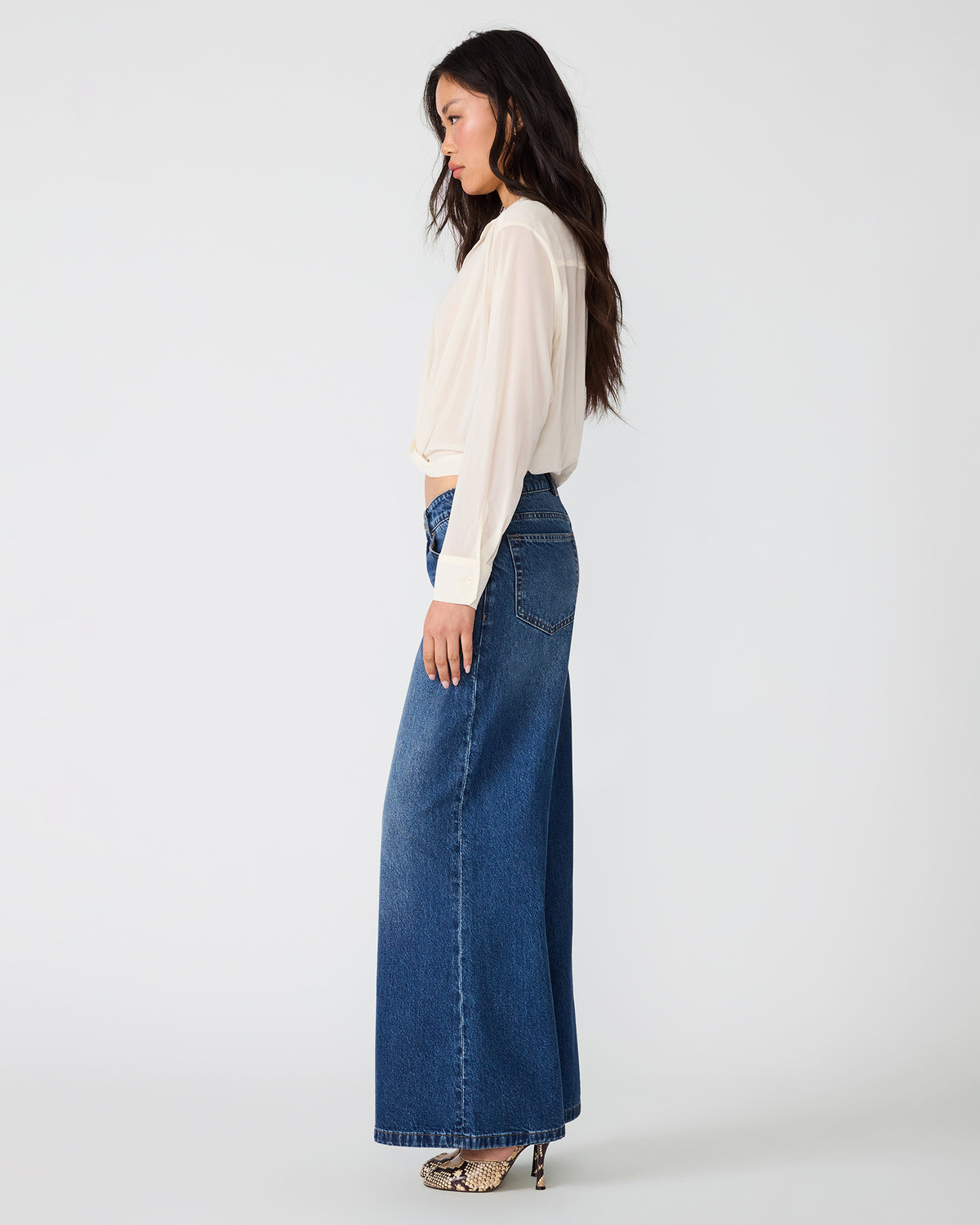SAGE KNIT TOP CREAM - Clothing - Steve Madden Canada - view 2