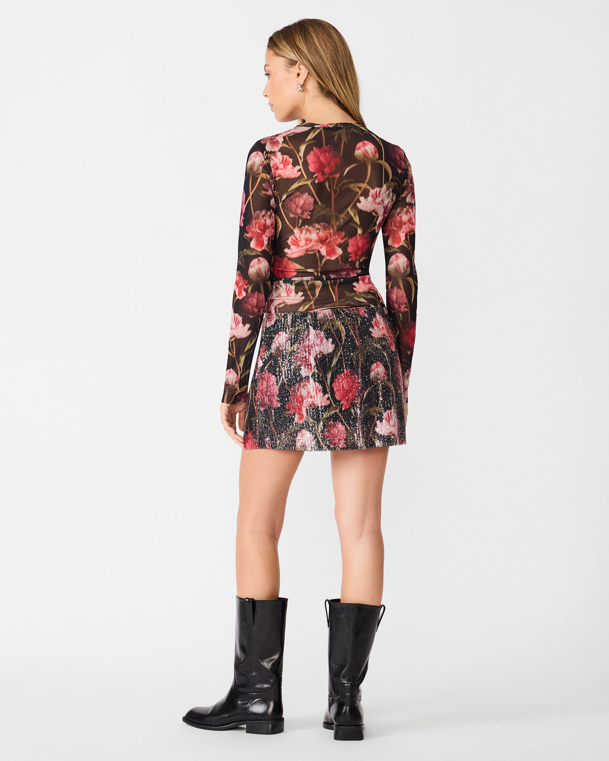 SANDY KNIT TOP ROSE - Clothing - Steve Madden Canada - view 5