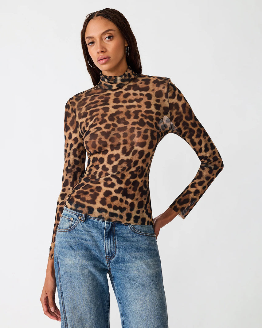 TEAGHAN TOP ANIMAL PRINT