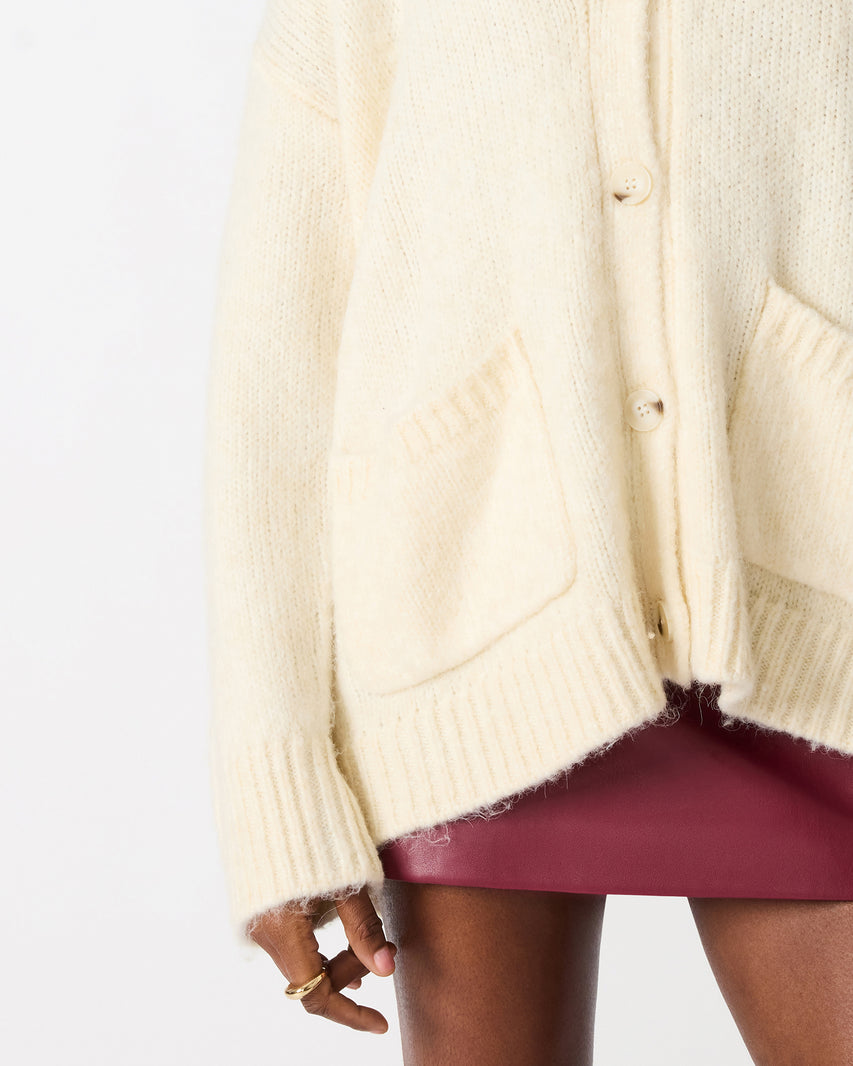 FINLEY SWEATER CREAM - Clothing - Steve Madden Canada - view 2