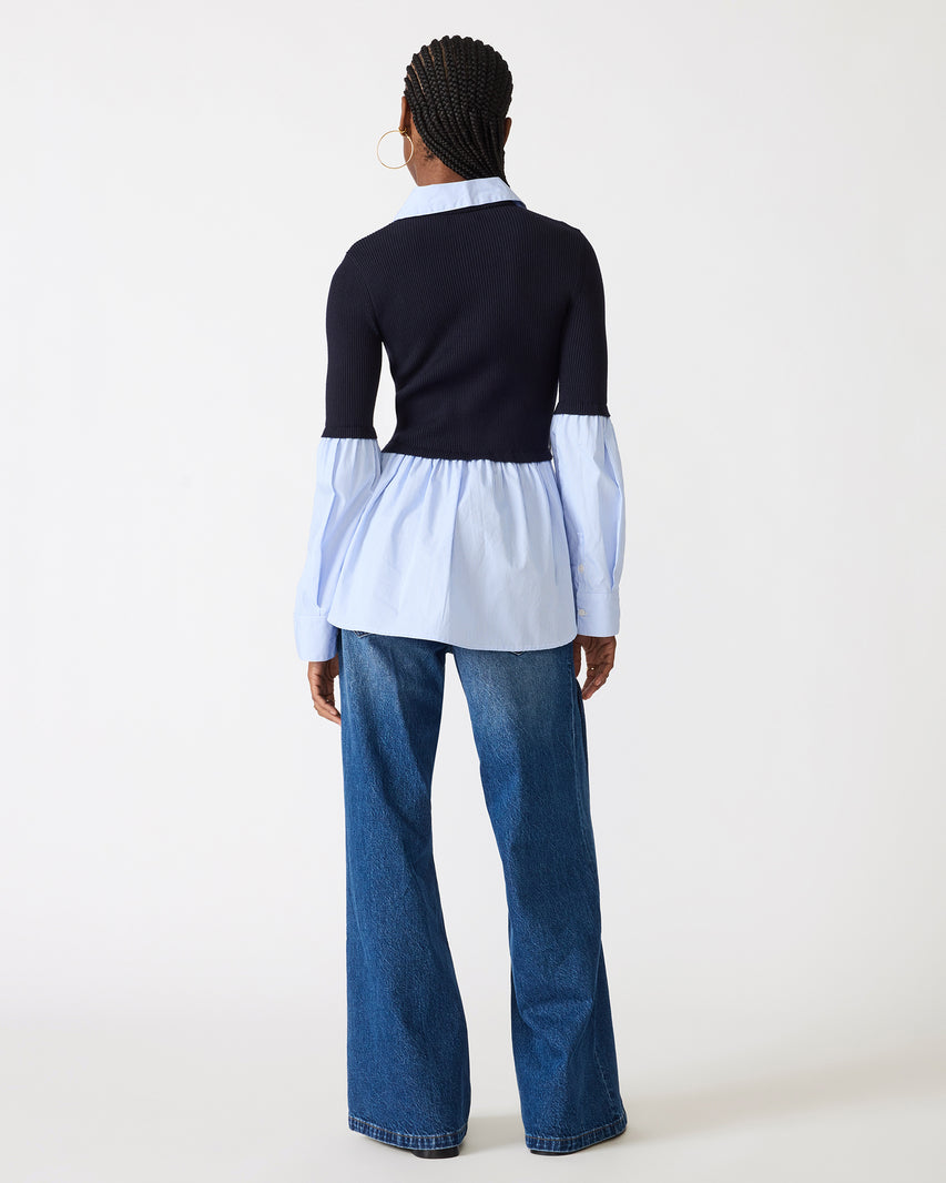 LENNY KNIT TOP MIDNIGHT - view 4